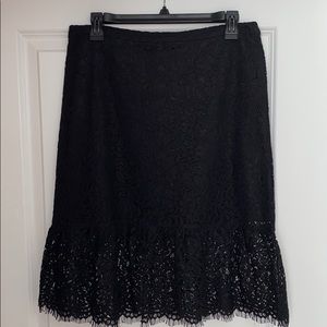 Banana Republic Lace flare out pencil skirt